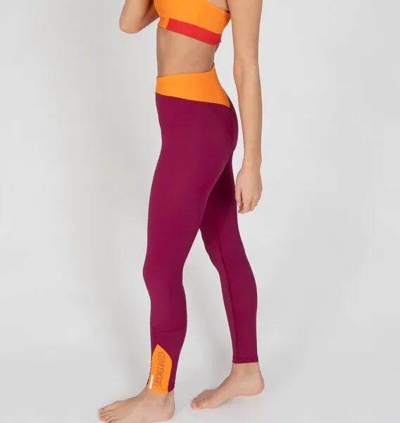 Bodyguard Bodyguard Tight - Fallmouth - Legging, Bordeaux, – Produktbild 2 von 5