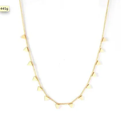 ELEKTROPULLI ELEKTROPULLI Feine Dreieck Kette, Gold, – Produktbild 1 von 1