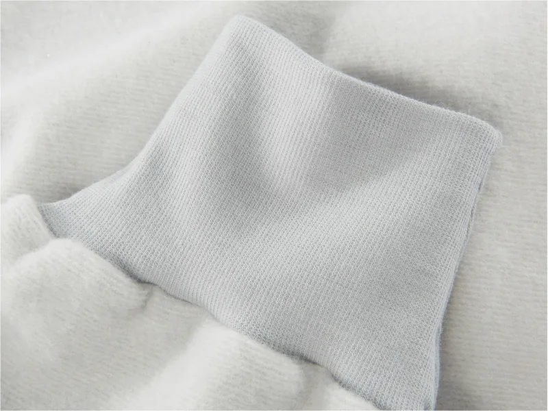 Cosilana Cosilana Strampelsack Wolle-Baumwolle Fleece grau Länge 50 cm, Grau, – Produktbild 2 von 2