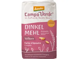 Campo Verde Campo Verde Bio-Dinkelvollkornmehl, 1000 g – Produktbild 1 von 1