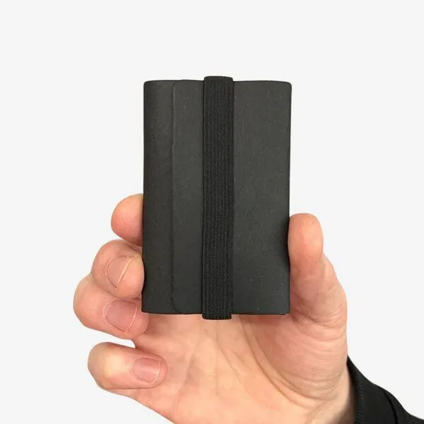 ANDERS & KOMISCH ANDERS & KOMISCH Minimalistisches Karten Portemonnaie mit Münzfach - TINY Wallet, Schwarz, – Produktbild 1 von 4
