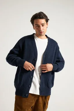 Trendsplant Trendsplant Relleu Cardigan Dark Navy – Produktbild 1 von 1
