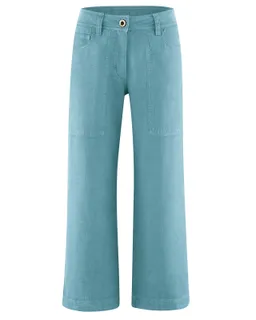 HempAge Hempage Damen vegan Culotte Modern Wave Blau – Produktbild 1 von 1