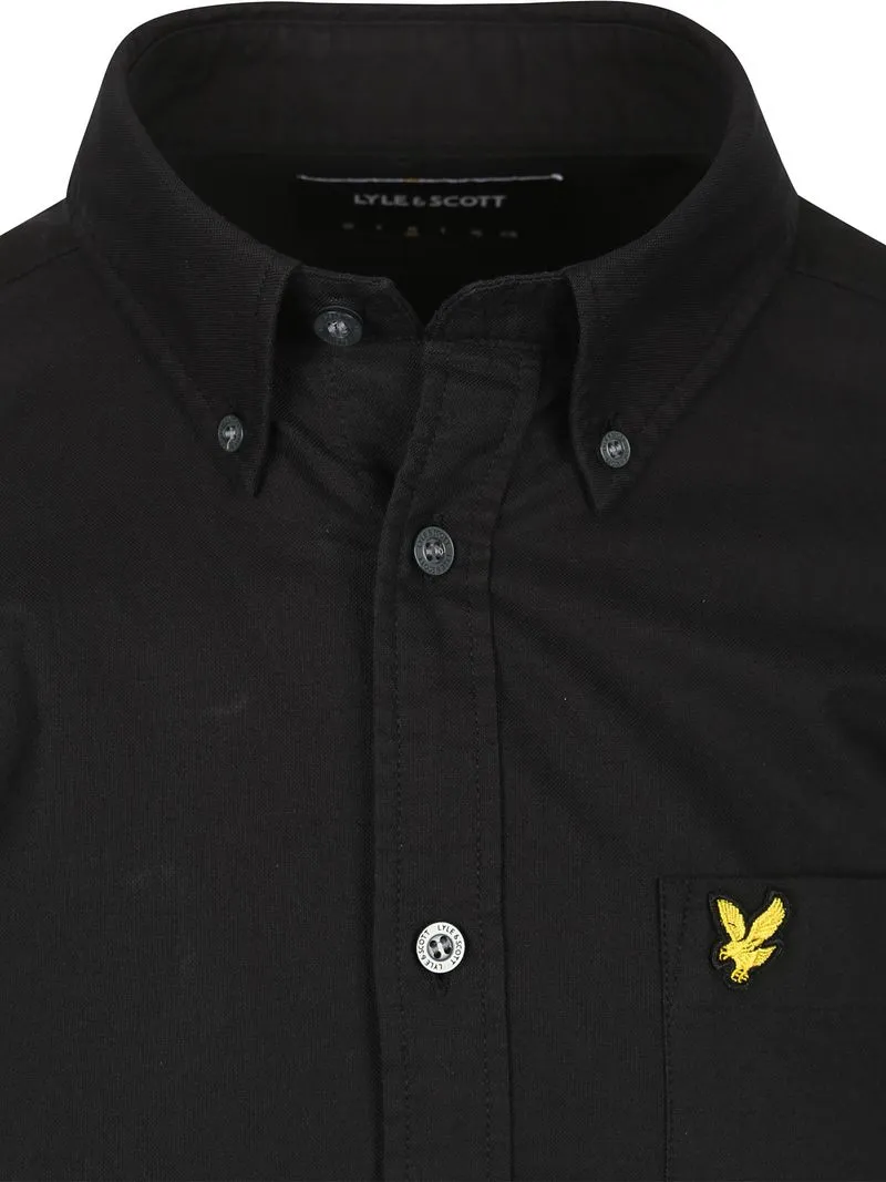 Lyle and Scott Lyle & Scott Shirt Plain Oxford Schwarz - Größe L, Schwarz, – Produktbild 5 von 5