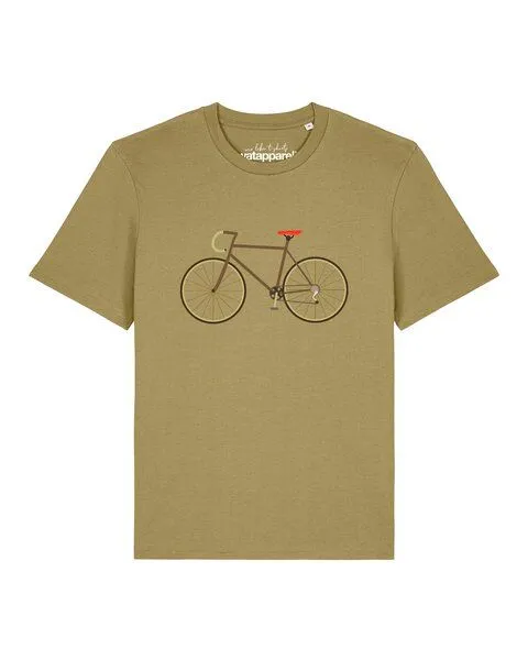 watapparel watapparel T-Shirt Unisex Fahrrad, Faded olive, – Produktbild 1 von 2