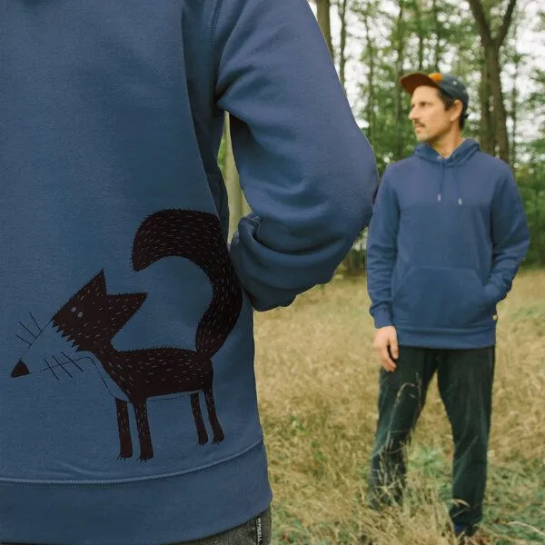 Cmig Cmig Unisex Hoodie Franzi Fuchs, Blau, – Produktbild 2 von 4