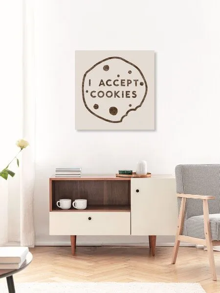 Photocircle Photocircle Poster / Leinwandbild - I accept cookies – Produktbild 2 von 4