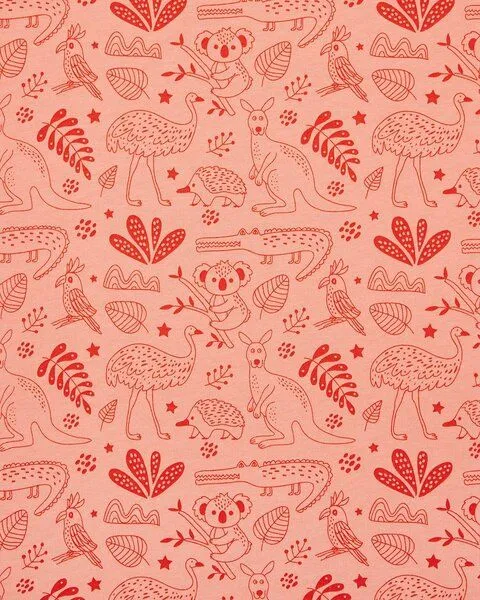 loud + proud loud + proud Kinder Jersey Bettwäsche-Set 100 x 135cm, GOTS-zertifiziert, Peach(rosa), – Produktbild 1 von 4