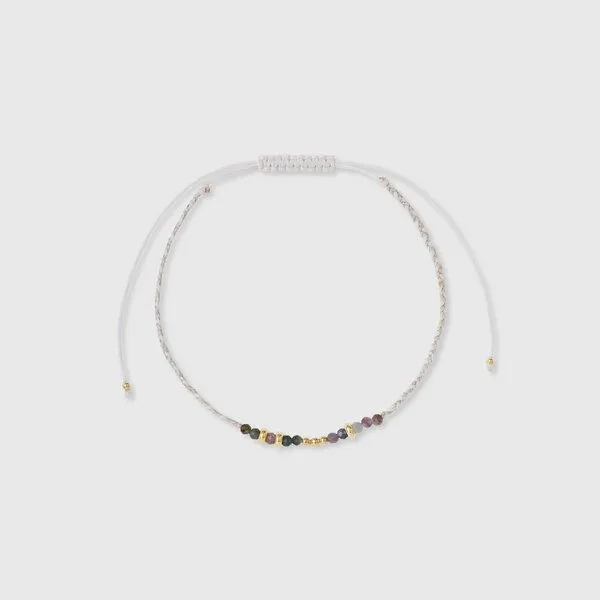 fejn jewelry fejn jewelry Armband 'tourmaline' - mit Turmalin und Bananenfasern, Tourmaline, – Produktbild 1 von 4