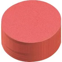 250 Blatt Moderationspapier Kreise 9,5 cm rot – Produktbild 1 von 1