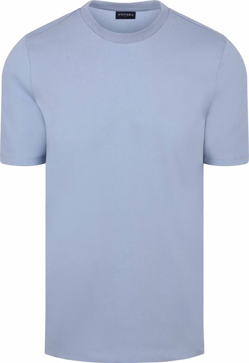 Suitable Suitable Respect T-shirt Tim Hellblau - Größe XXL, Hellblau, – Produktbild 1 von 5