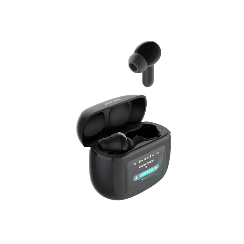Hama Hama "Bluetooth®-Kopfhörer ""Spirit Touch"", TWS, ANC, mit Display, In-Ear, Schwarz (00221820)" – Produktbild 3 von 7