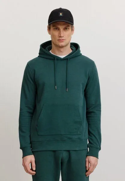 recolution Herren Hoodie aus Bio-Baumwolle - DURANTA - recolution, Deep green (grün), – Produktbild 2 von 4