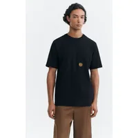 thinking mu Thinking MU Herren vegan T-Shirt Zach P Mit Taschen Schwarz – Produktbild 1 von 1