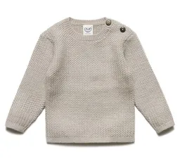 Puri Organic Puri Organic Kleinkinder Pullover Struktur Merinowolle – Produktbild 1 von 1