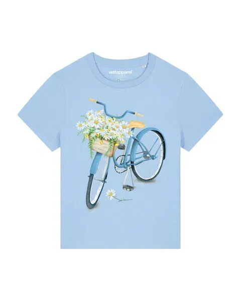 watapparel watapparel T-Shirt Frauen Blaues Damenrad, Blue soul, – Produktbild 1 von 4