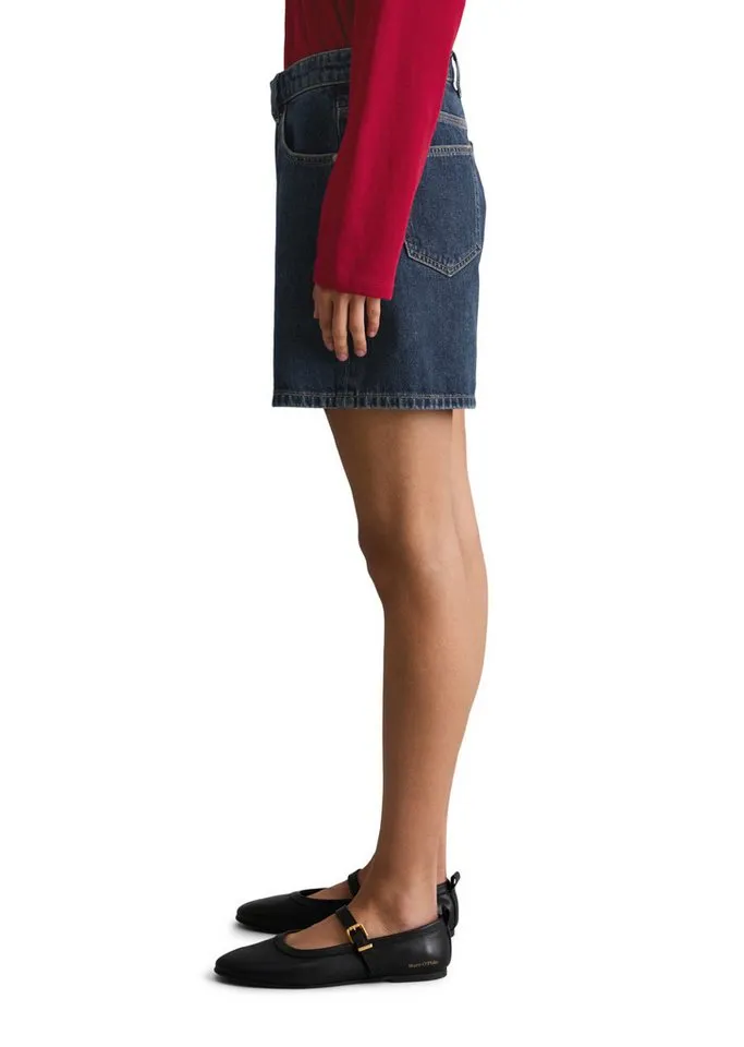 Marc O'Polo DENIM Shorts aus Rigid Denim, Blau, – Produktbild 2 von 5