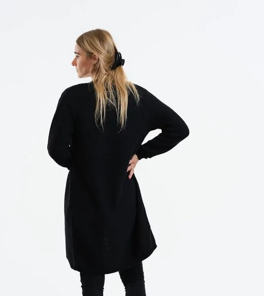 Gary Mash GARY MASH Long-Cardigan Alamo aus Biobaumwolle, Schwarz, – Produktbild 3 von 4