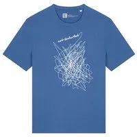 ilovemixtapes ilovemixtapes Unisex T-Shirt mit not disturbed Motiv – Nachhaltig, Fair, Vegan, Bio-Baumwolle, Mindful blue (blau), – Produktbild 1 von 1