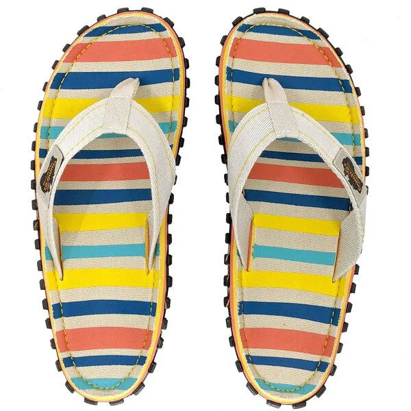 Gumbies Gumbies Kids - Zehentrenner für Jungen und Mädchen, Beach chair (gelb), – Produktbild 1 von 4