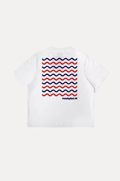 Trendsplant Trendsplant Women's Explanada Organic T-Shirt White, Weiß, – Produktbild 1 von 4