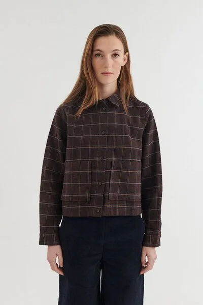 Basic Apparel Basic Apparel Misa Overshirt, Hemd-Jacke, Braun, – Produktbild 1 von 4