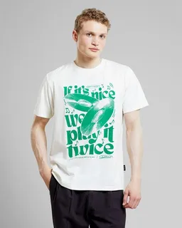 Dedicated DEDICATED Herren T-Shirt Play It Twice - Off White – Produktbild 1 von 1