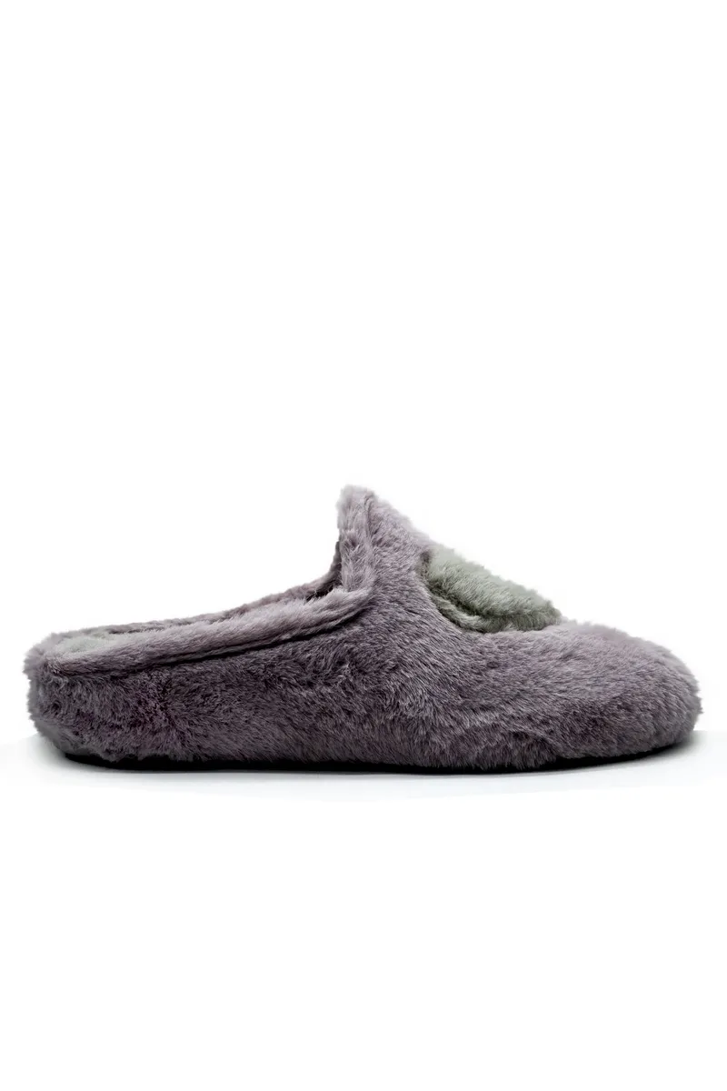 thies thies Damen vegan Hausschuhe Rec Heart Blassrosa Rosa, Hellgrau, – Produktbild 1 von 2