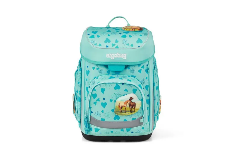 Ergobag Ergobag Schulranzen Schulranzen-Set CUBO ReitBärtraum 5-teilig (5-teilig), ergonomisch, höhenverstellbar, Your-Size-System, ab 1. Klasse, Blau, – Produktbild 3 von 4