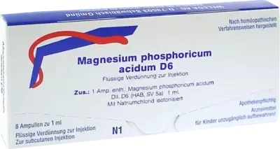 Weleda WELEDA MAGNESIUM PHOSPHORICUM ACIDUM D 6 Ampullen 8X1 ml Ampullen – Produktbild 1 von 1
