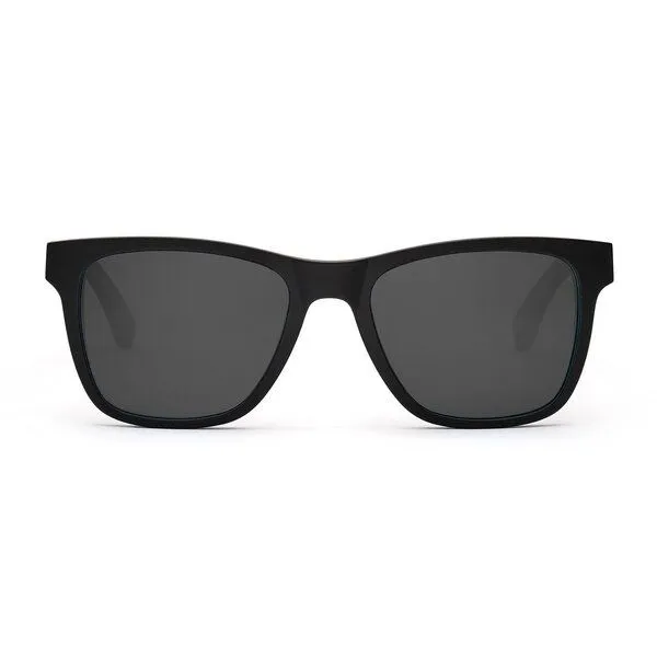TAKE A SHOT TAKE A SHOT Holz Sonnenbrille Eckig für Herren, Schwarz (schwarz/walnuss/grau), – Produktbild 1 von 4