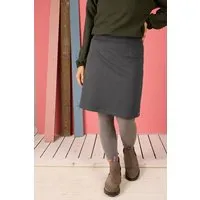 La Gitana La Gitana Damen Rock Sweatstoff A-Linie „Aurian“ nachhaltig & fair, Grau, – Produktbild 1 von 1