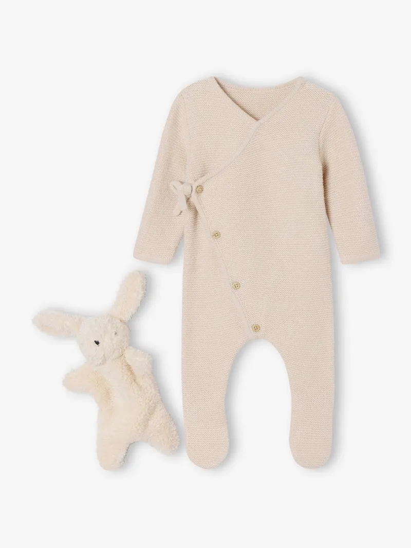 Vertbaudet Baby Geschenk-Set, Beige meliert, – Produktbild 1 von 4