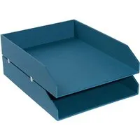 Exacompta 2 Exacompta Briefablagen "Office By Me", DIN A4+, blaugrün – Produktbild 1 von 1