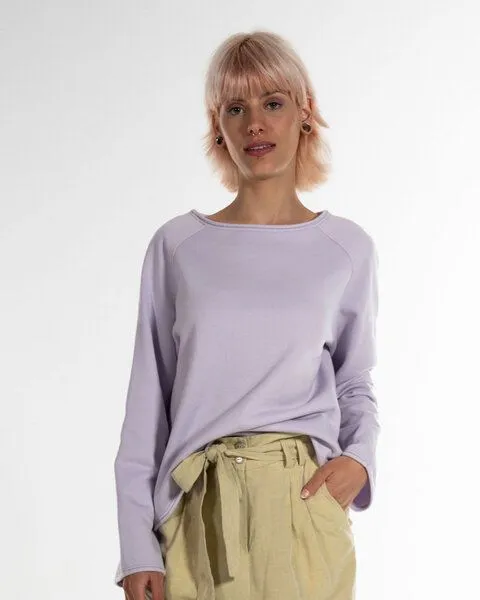 Alma & Lovis Alma & Lovis Sweatshirt aus Bio-Baumwolle | Cosy Sweat, Lilac (lila), – Produktbild 1 von 4