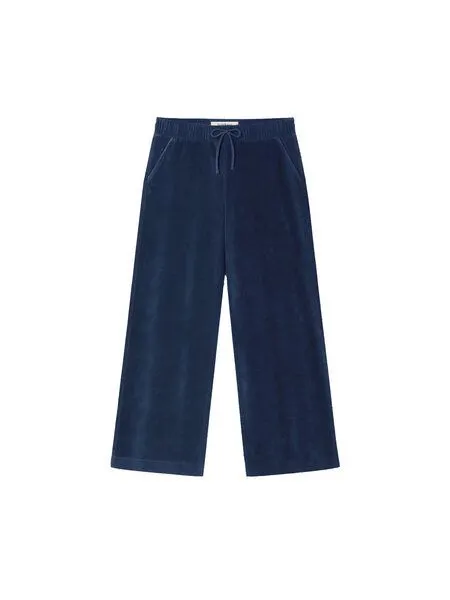 FUXBAU FUXBAU Frauen Samt Hose, Navy, – Produktbild 3 von 4
