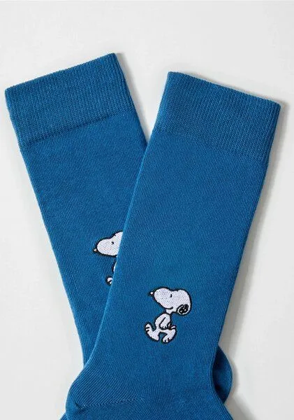 BeSocks BeSocks Bio-Tennissocken - Snoopy gestickt – Produktbild 2 von 3