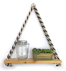 Gary Mash GARY MASH Wandregal Triangle mit bunter Baumwollkordel – Produktbild 1 von 1
