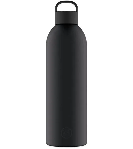24bottles 24bottles 1,5 Liter Thermosflasche aus Edelstahl, Tuxedo black (schwarz), – Produktbild 1 von 2