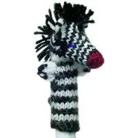 El Puente El Puente Gestrickte Fingerpuppe "Zebra" | Fair Trade & Handmade aus Peru – Produktbild 1 von 1