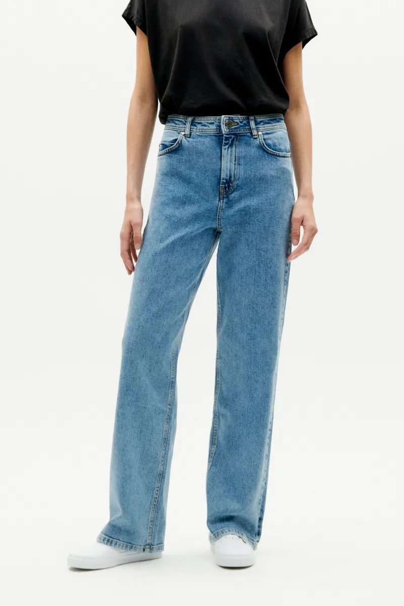 thinking mu Thinking MU Damen vegan Denim Theresa Light Clean, Blau, – Produktbild 2 von 2
