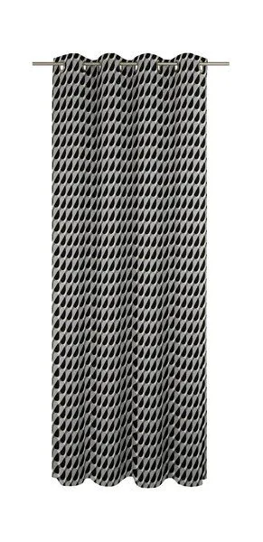 Nature by Adam Nature by Adam Vorhang aus 100% Bio-Baumwolle - Made in Germany - Circles, Grau, – Produktbild 2 von 7