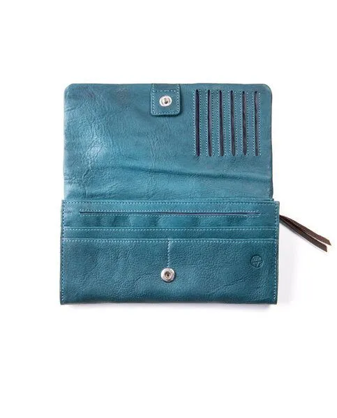 Harolds Harolds Harold's 305025 Börse mit Überschlag, Blau, – Produktbild 3 von 3