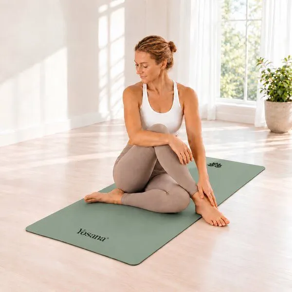 Yosana Yosana Yogamatten Starter Set 4-Teilig, Mintgrün, – Produktbild 6 von 7