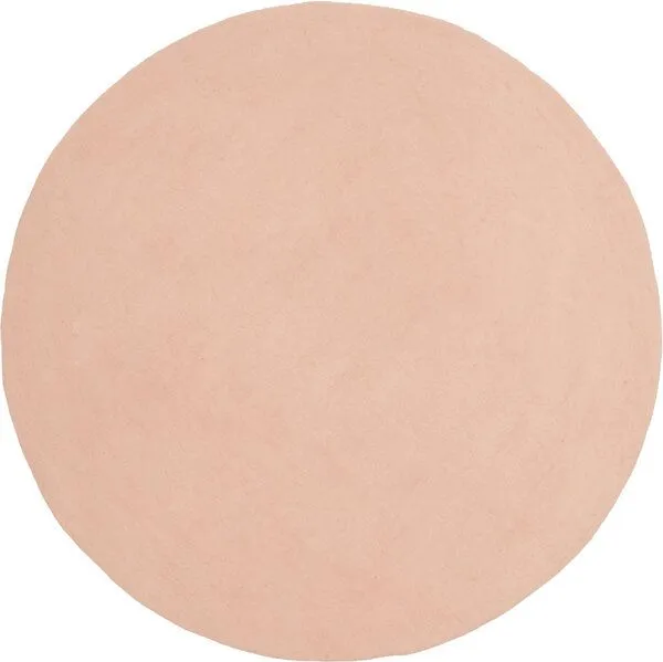 myfelt myfelt Filzteppich rund, 100% reiner Schurwolle, Rosa (merle), – Produktbild 1 von 4