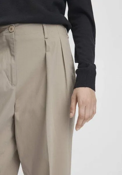 hessnatur hessnatur Hose Ballon Relaxed aus Bio-Baumwolle, Taupe, – Produktbild 2 von 4