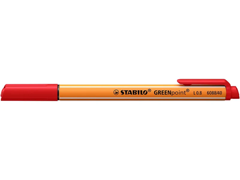 Stabilo Stabilo Filzstift 'GREENpoint' rot – Produktbild 2 von 2