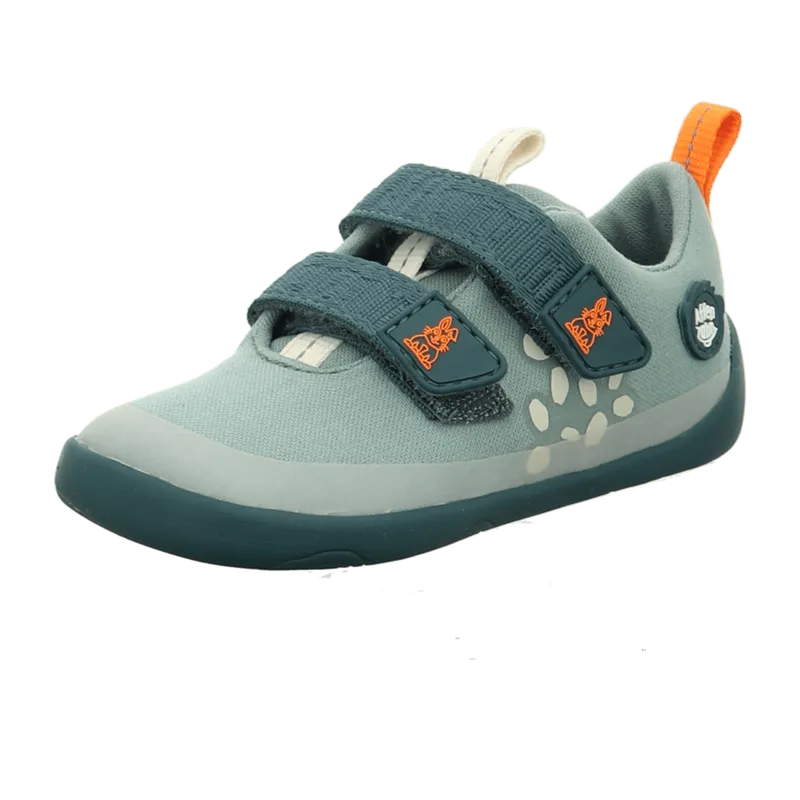 Affenzahn Affenzahn Halbschuh Barfußschuh Baumwolle Lucky Hase 29, Grün, – Produktbild 1 von 8