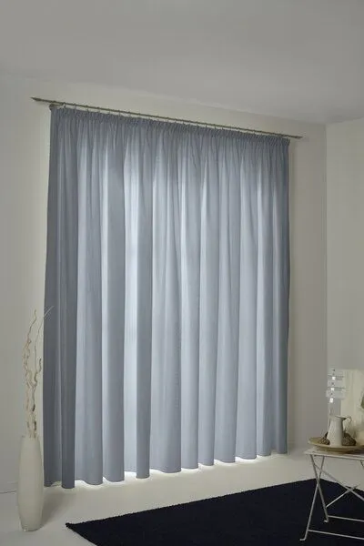 Nature by Adam Nature by Adam Vorhang aus 100% Bio-Baumwolle - Made in Germany - Uni Collection light, Königsblau, – Produktbild 7 von 7