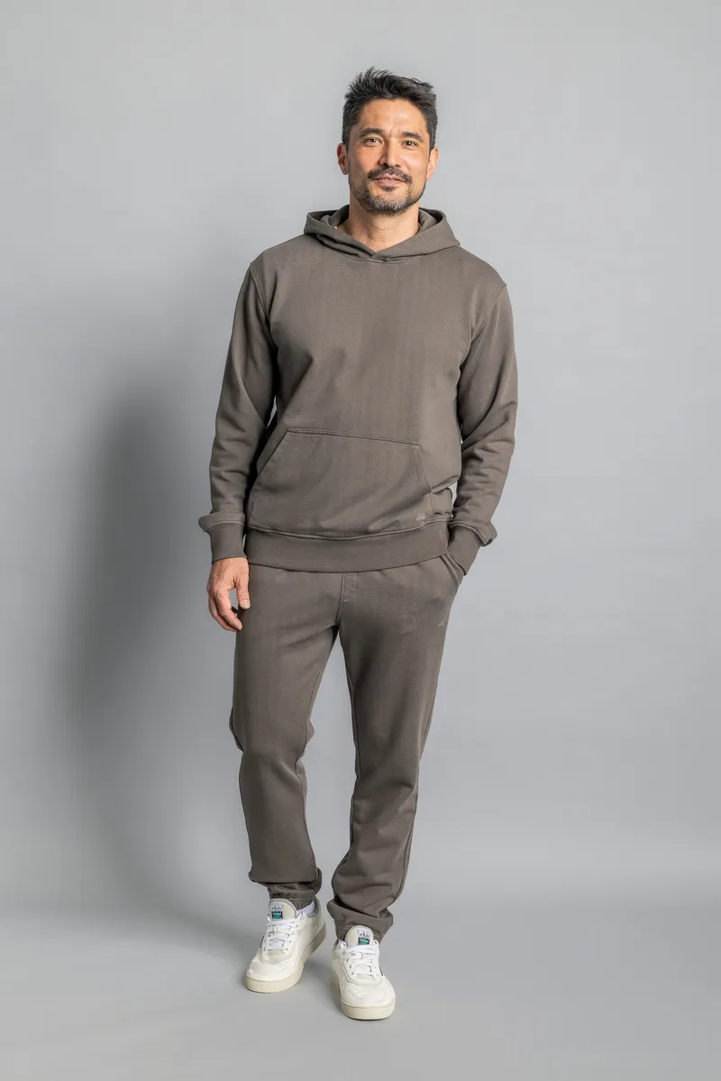 DIRTS DIRTS Herren vegan Jogginghose Classic Stone Brown, Braun, – Produktbild 1 von 2